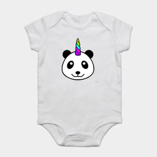 Unicorn panda Baby Bodysuit